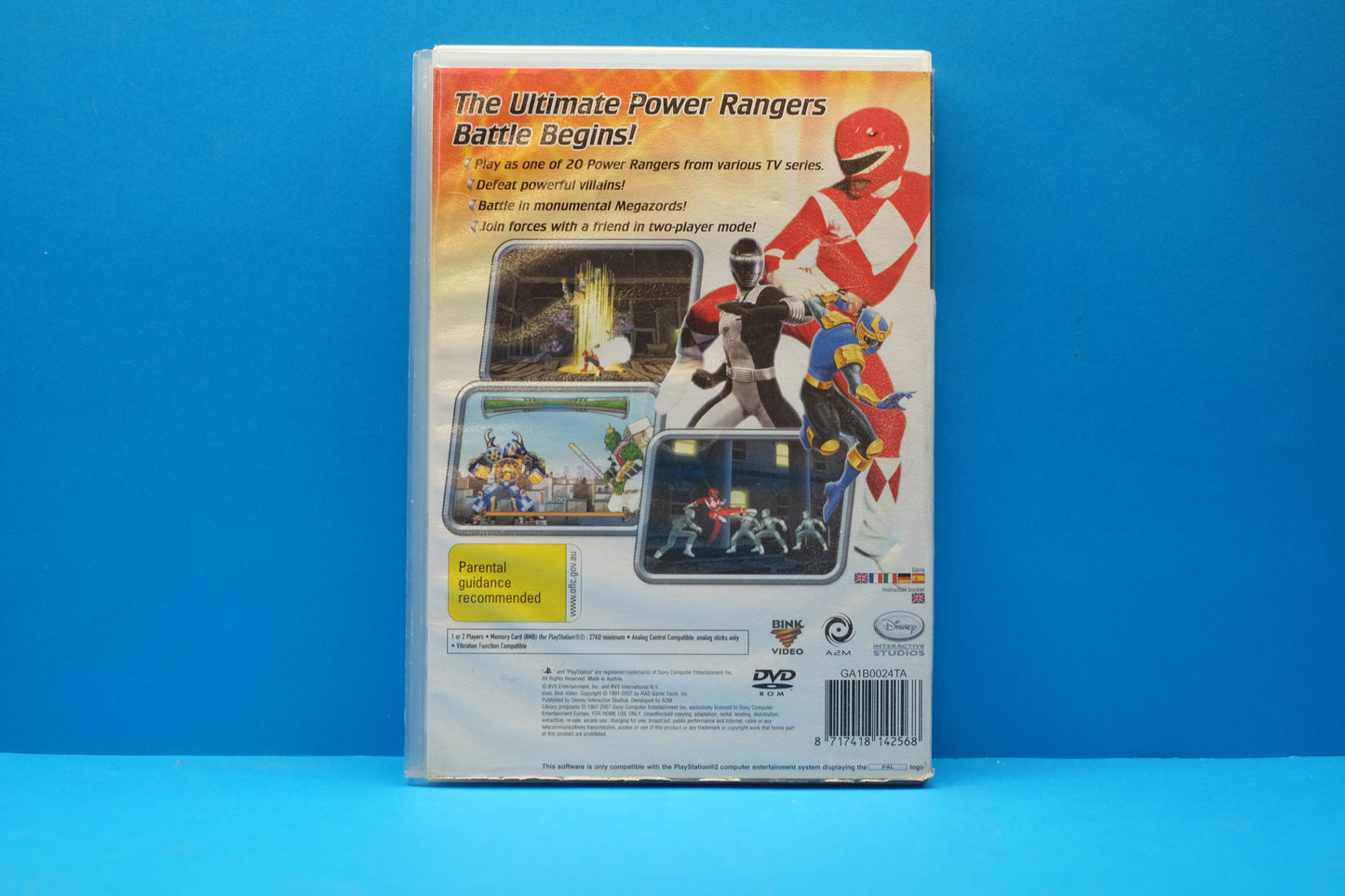 Power Rangers Super Legends (Ex Rental) - Playstation 2