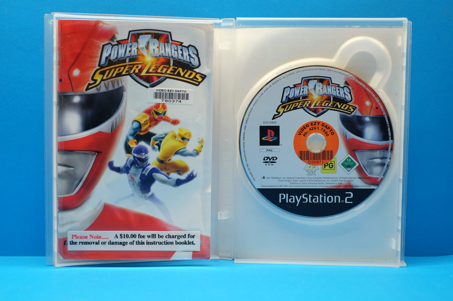 Power Rangers Super Legends (Ex Rental) - Playstation 2