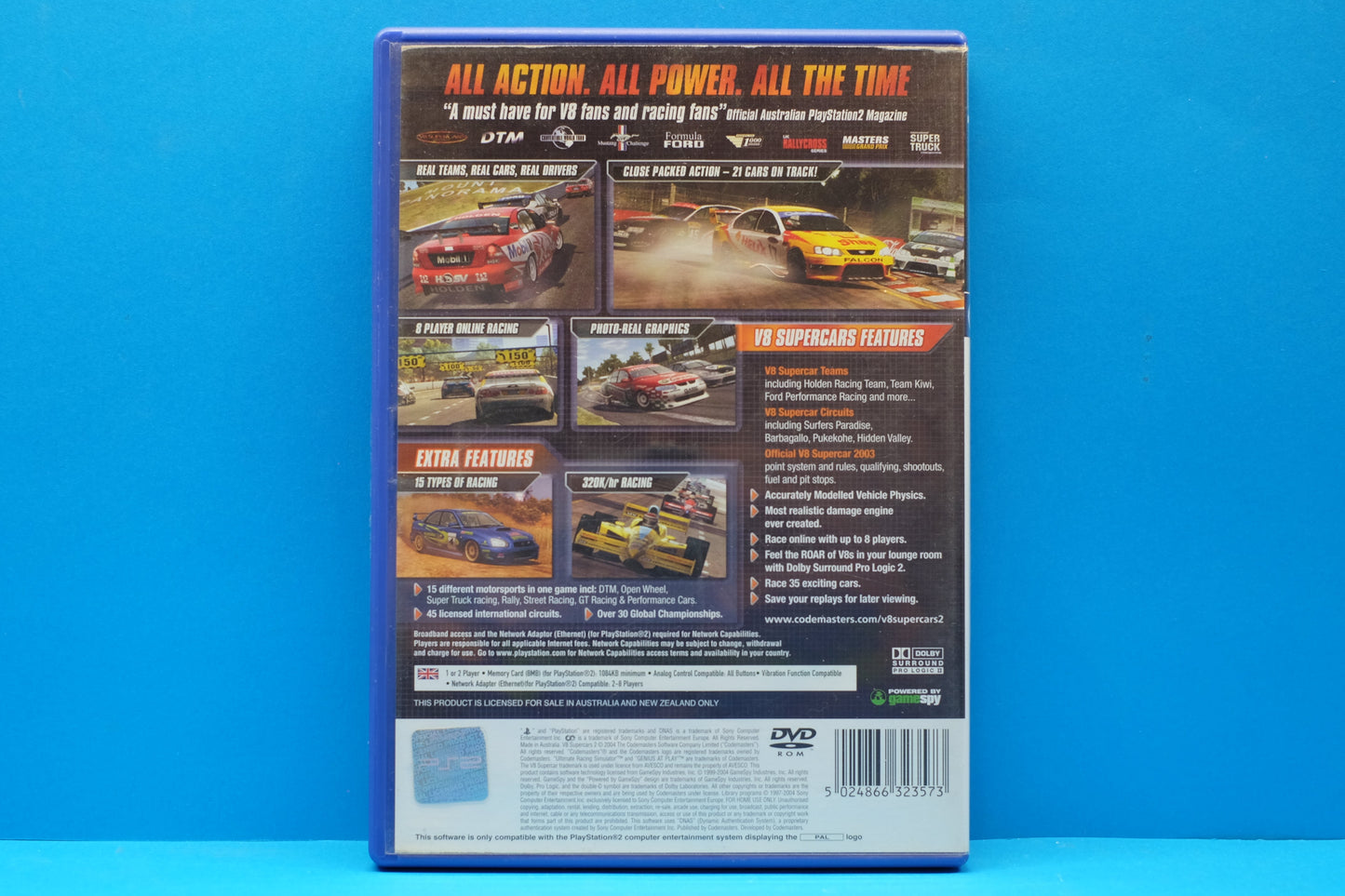 V8 Supercars Australia 2 - Playstation 2 - Pre-Owned
