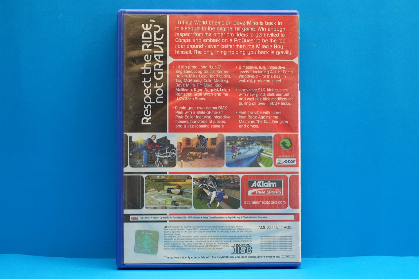 Dave Mirra 2 Freestyle BMX - Playstation 2 - Pre-Owned