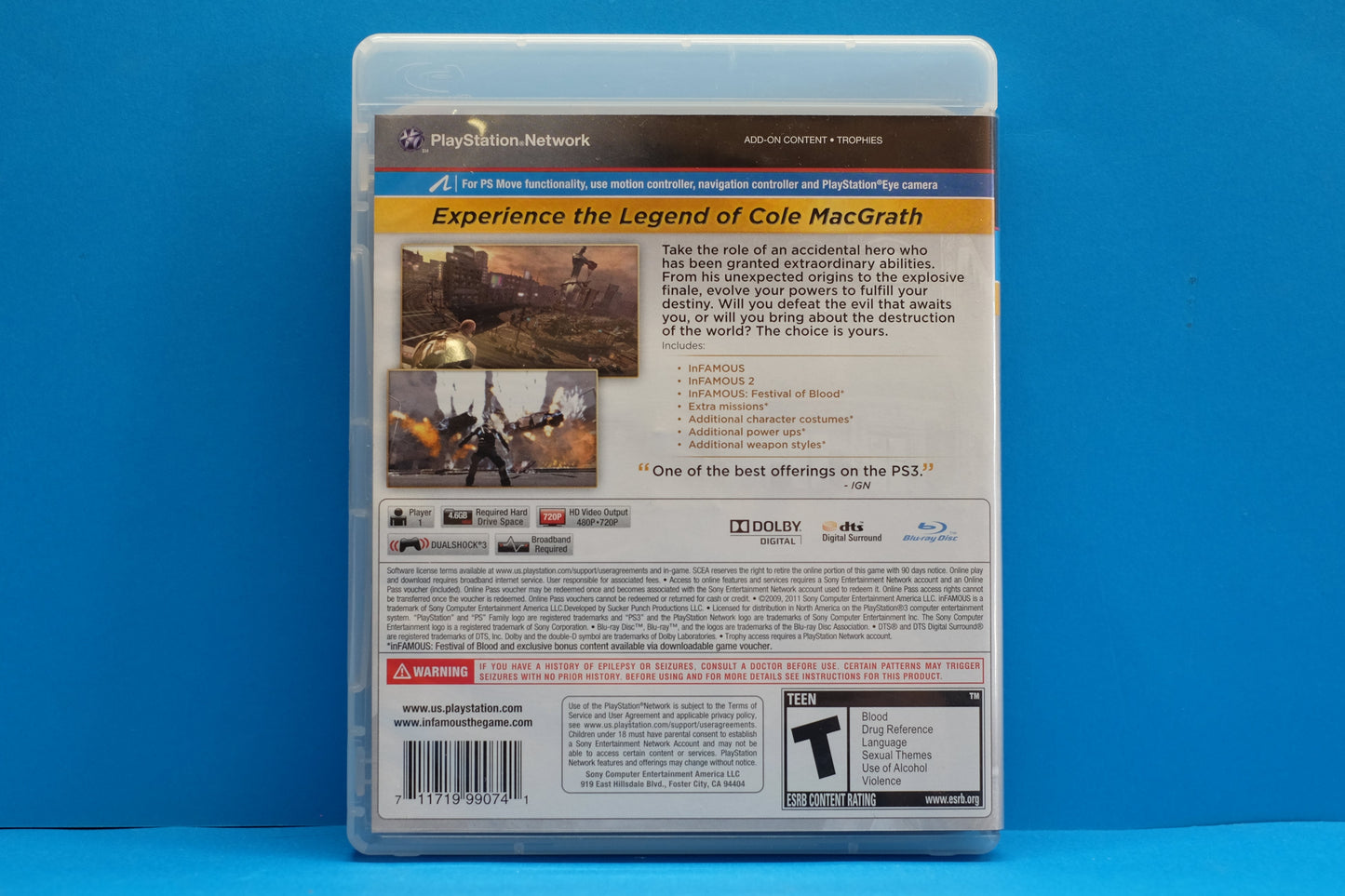 Infamous Collection - Playstation 3 - Pre-Owned