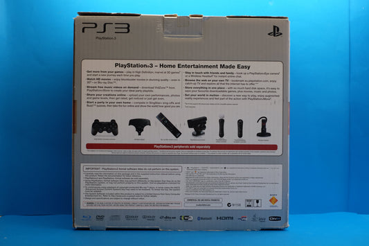 Playstation 3 Slim Console 320GB (Black) (Boxed) - Pre-Owned
