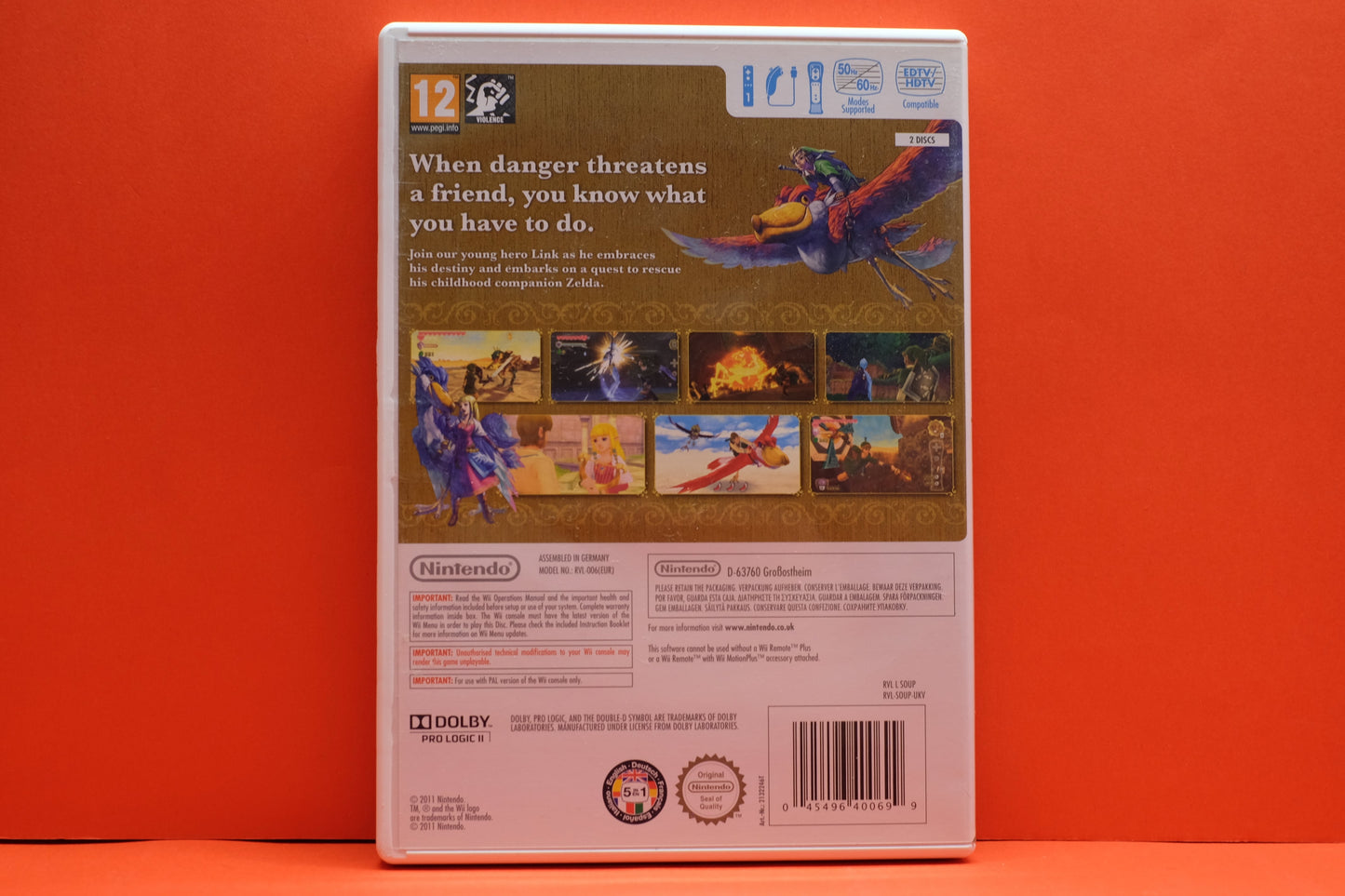 The Legend Of Zelda Skyward Sword - Nintendo Wii - Pre-Owned