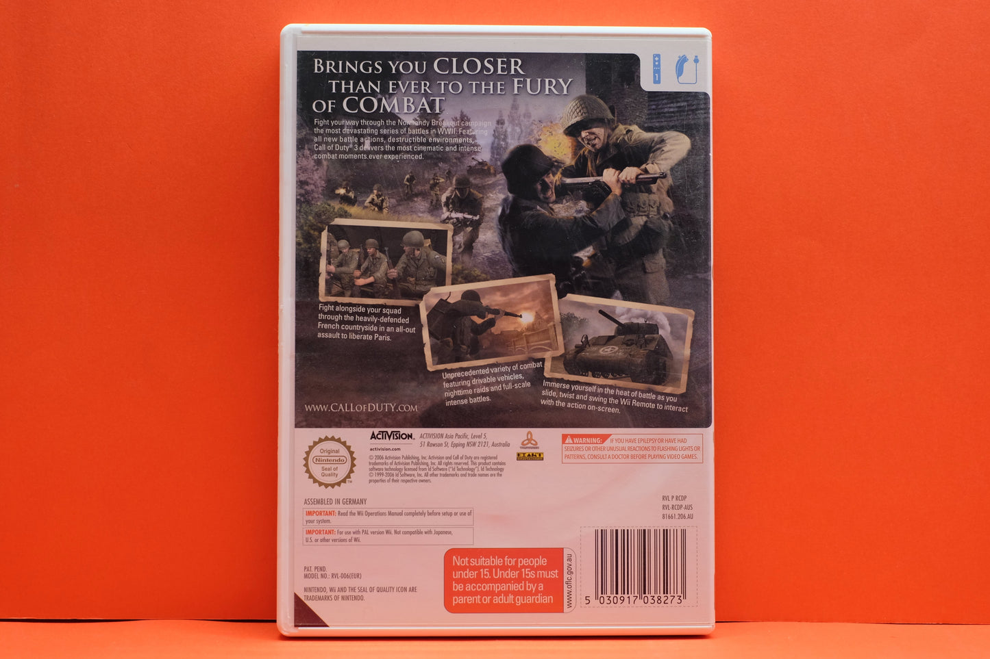 Call Of Duty 3 - Nintendo Wii - Pre-Owned