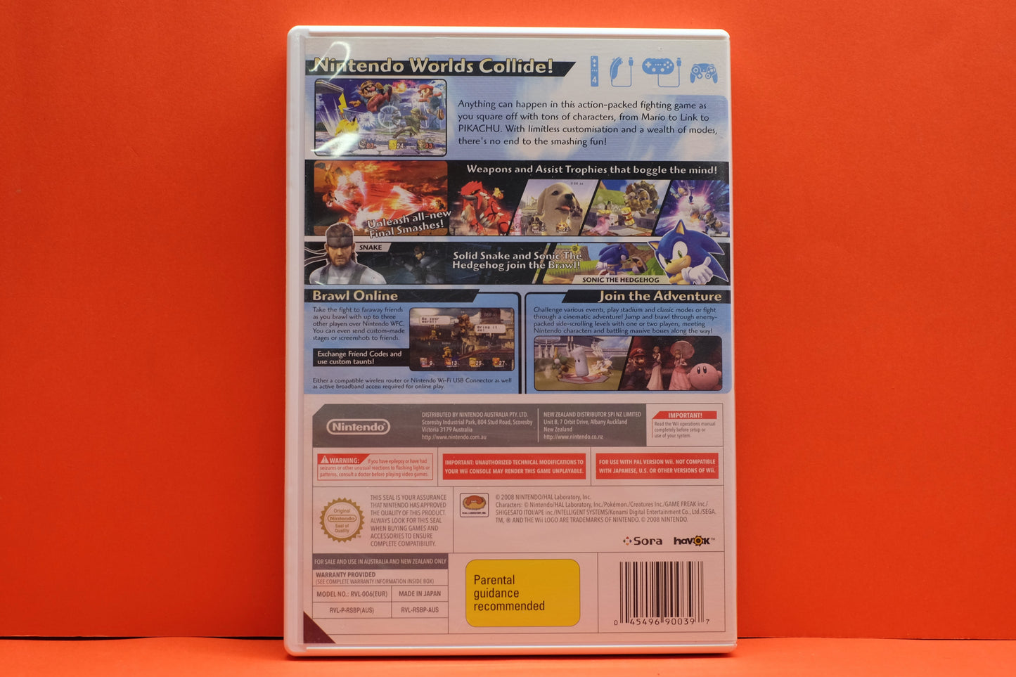 Super Smash Bros Brawl - Nintendo Wii - Pre-Owned