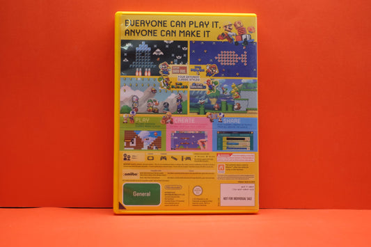 Super Mario Maker *No Manual* - Nintendo Wii U - Pre-Owned