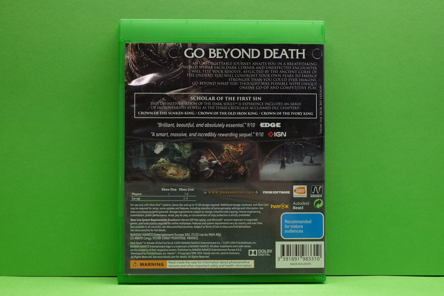 Dark Souls II (2) Scholar Of The First Sin - Xbox One - Pre-Owned