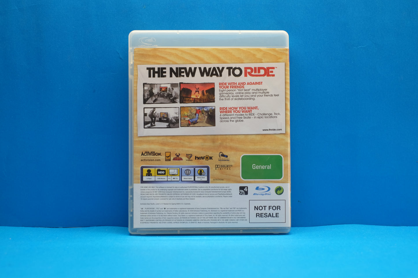 Tony Hawk Ride - Playstation 3