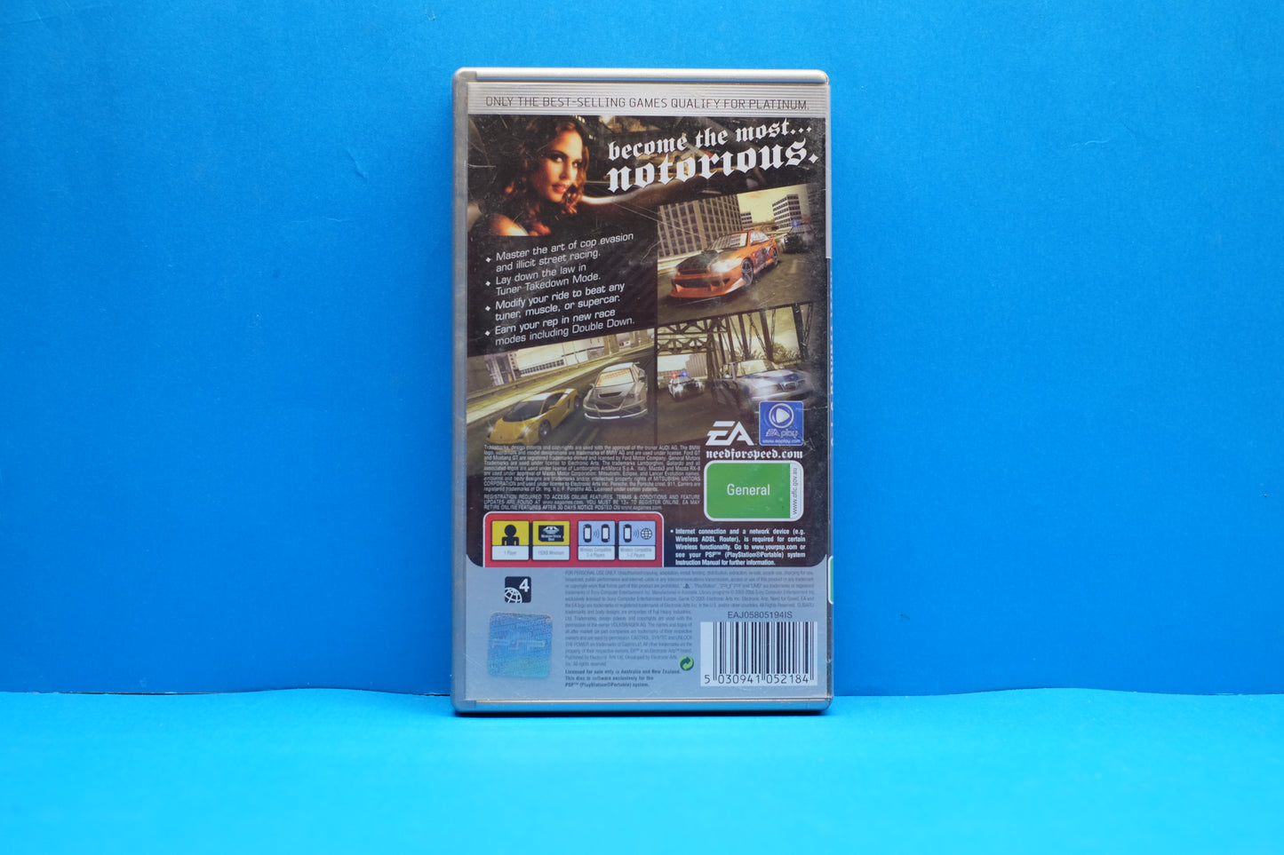 Need For Speed Most Wanted (Platinum) - Playstation Portable