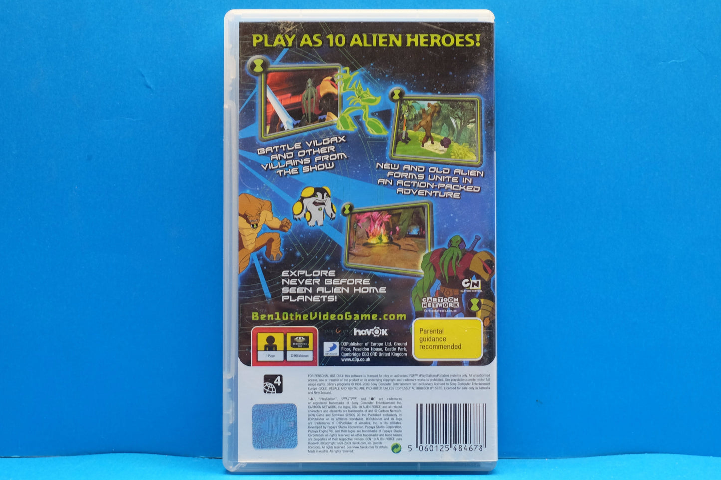 Ben 10 Alien Force Vilgax Attacks - Playstation Portable - Pre-Owned