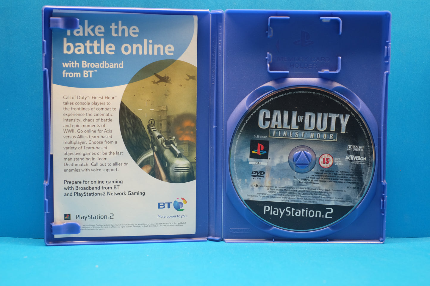 Call Of Duty Finest Hour *No Manual* - Playstation 2