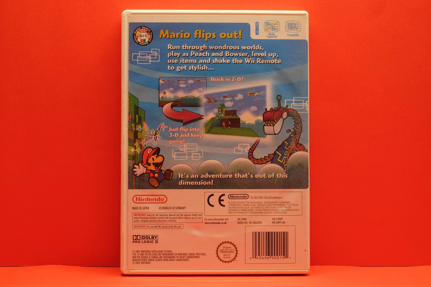 Super Paper Mario - Nintendo Wii - Pre-Owned