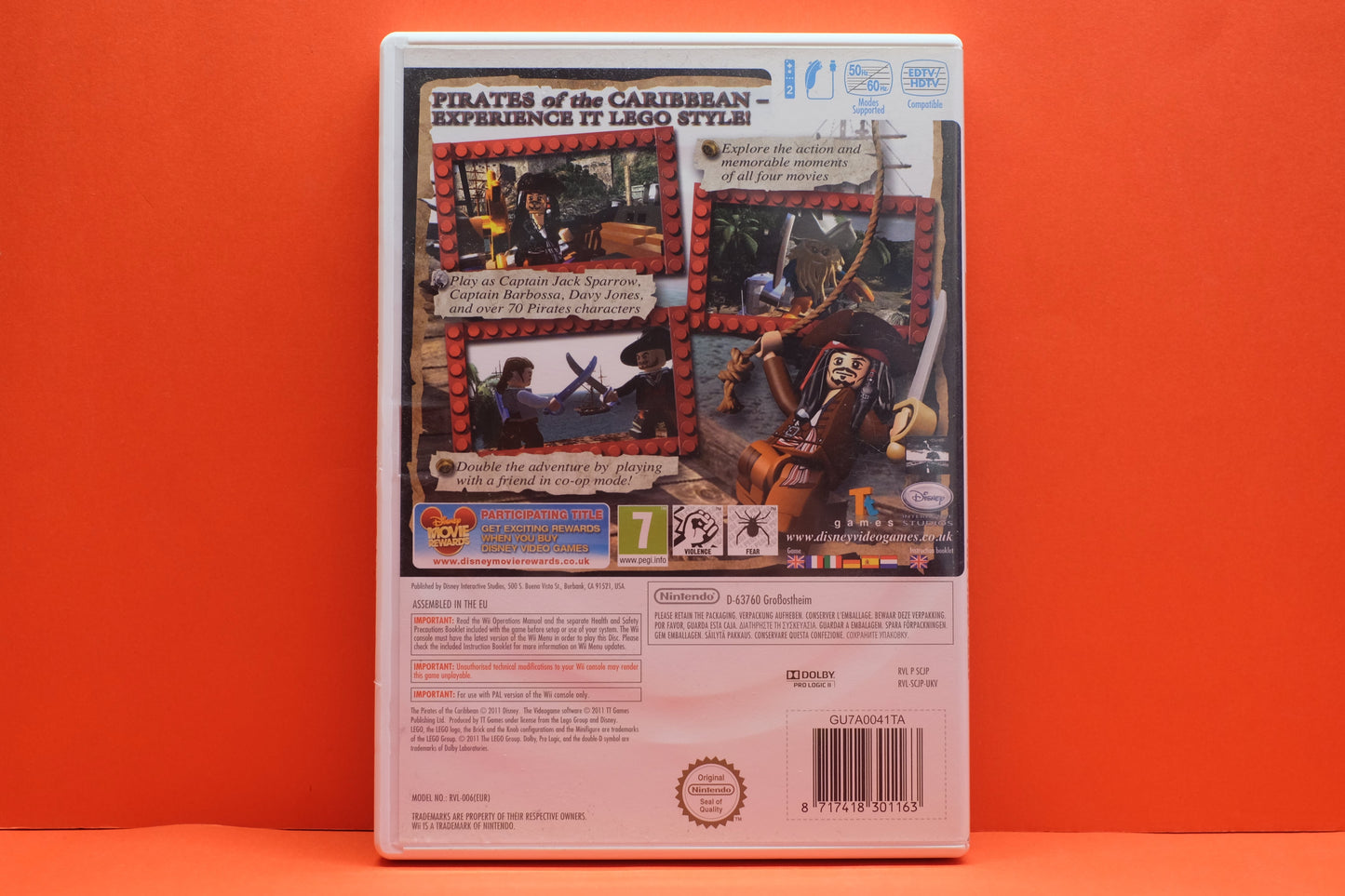 Lego Pirates Of The Caribbean The Video Game - Nintendo Wii - Pre-Owned