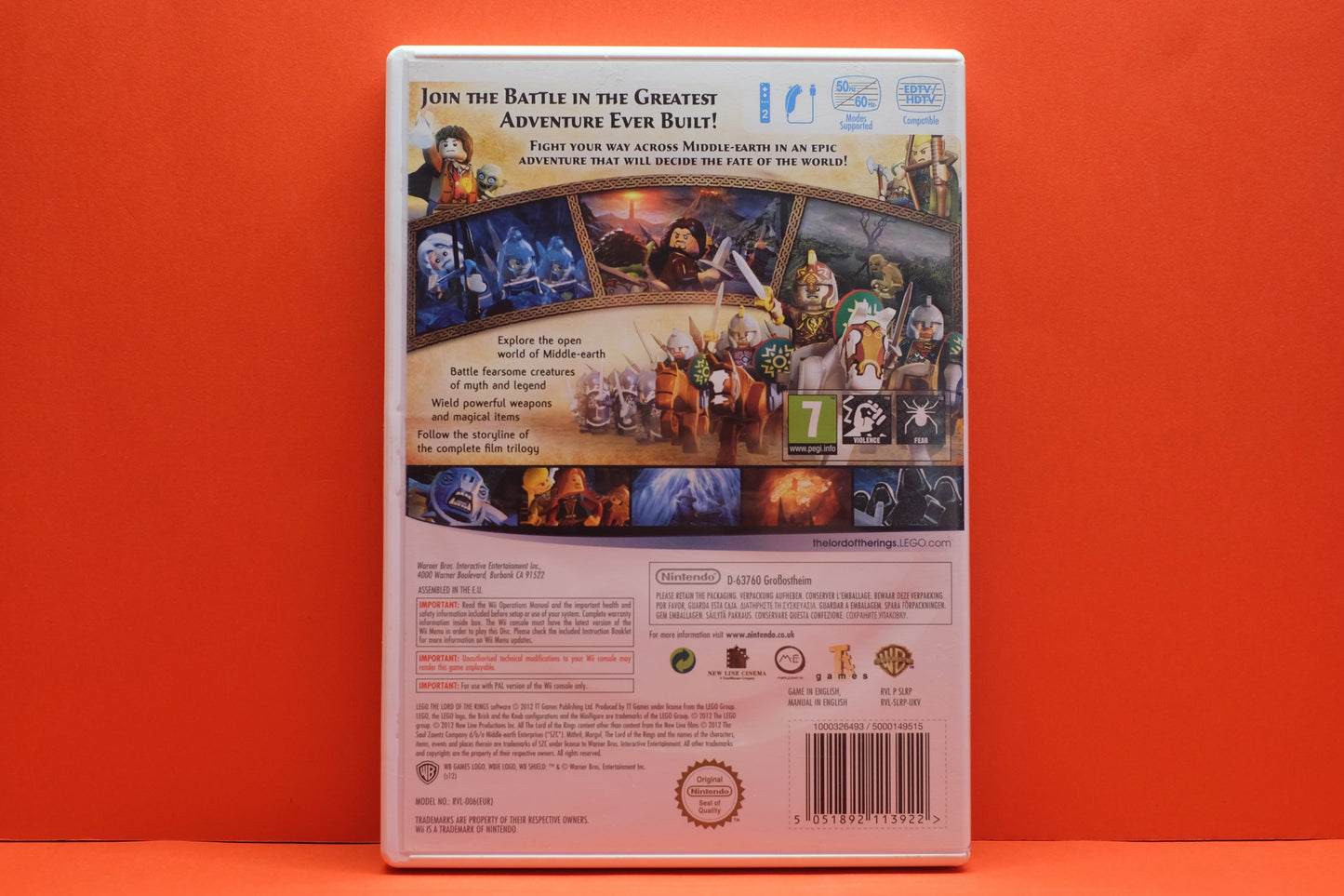 Lego The Lord Of The Rings - Nintendo Wii - Pre-Owned