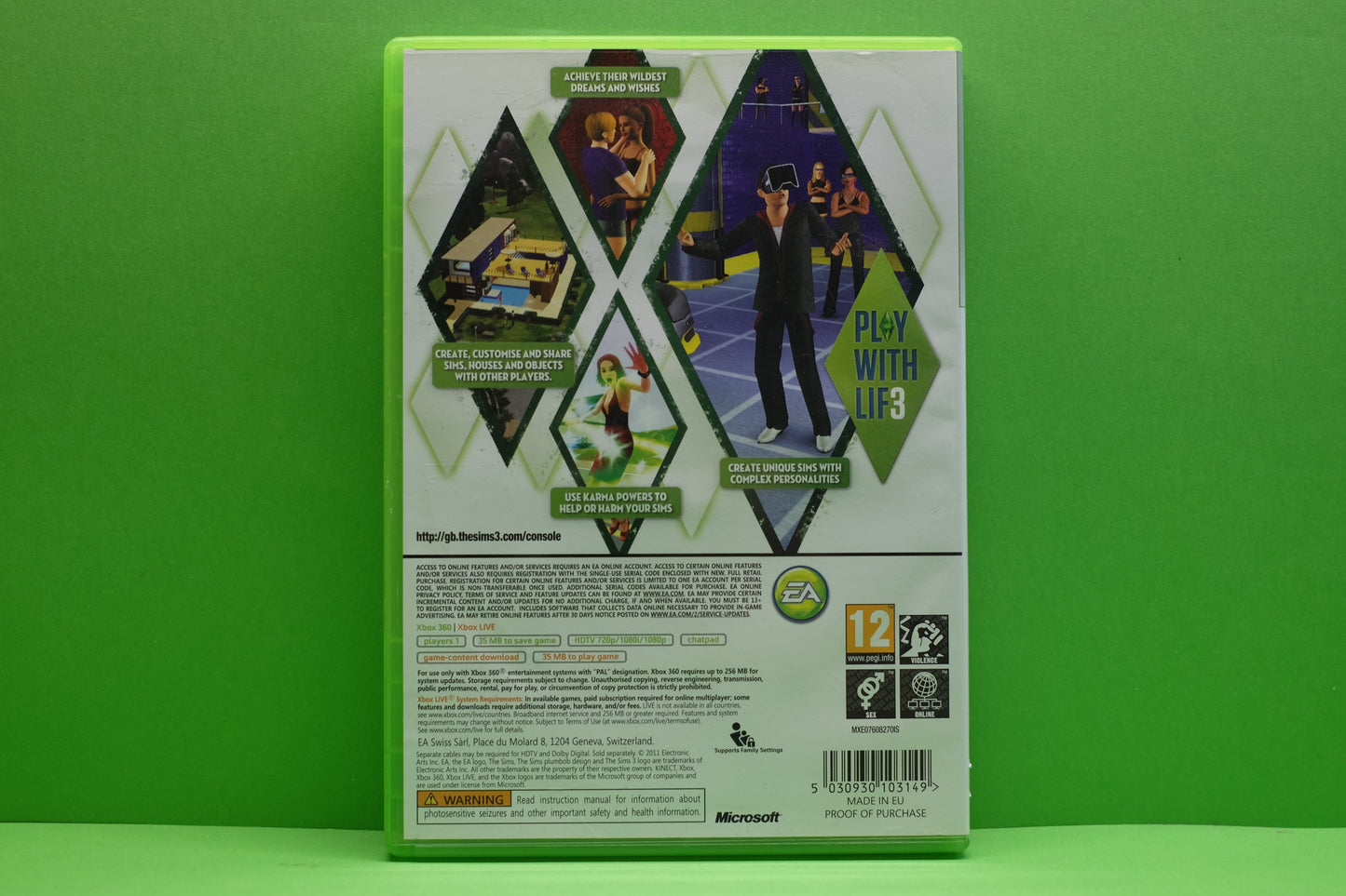 The Sims 3 - Xbox 360 - Pre-Owned