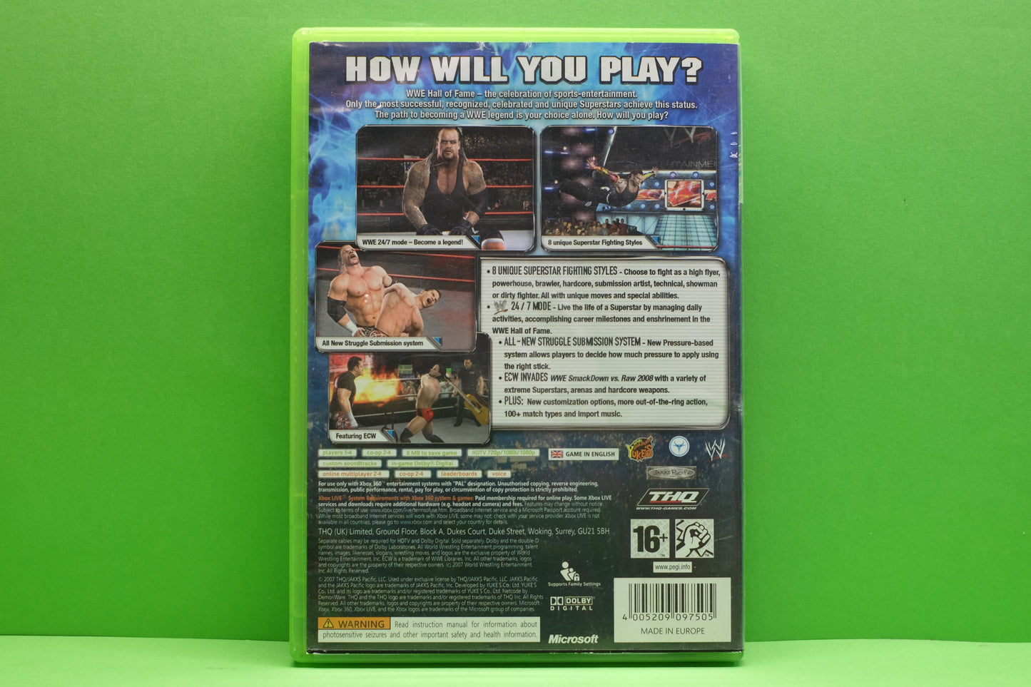 Smackdown VS Raw 2008 - Xbox 360 - Pre-Owned