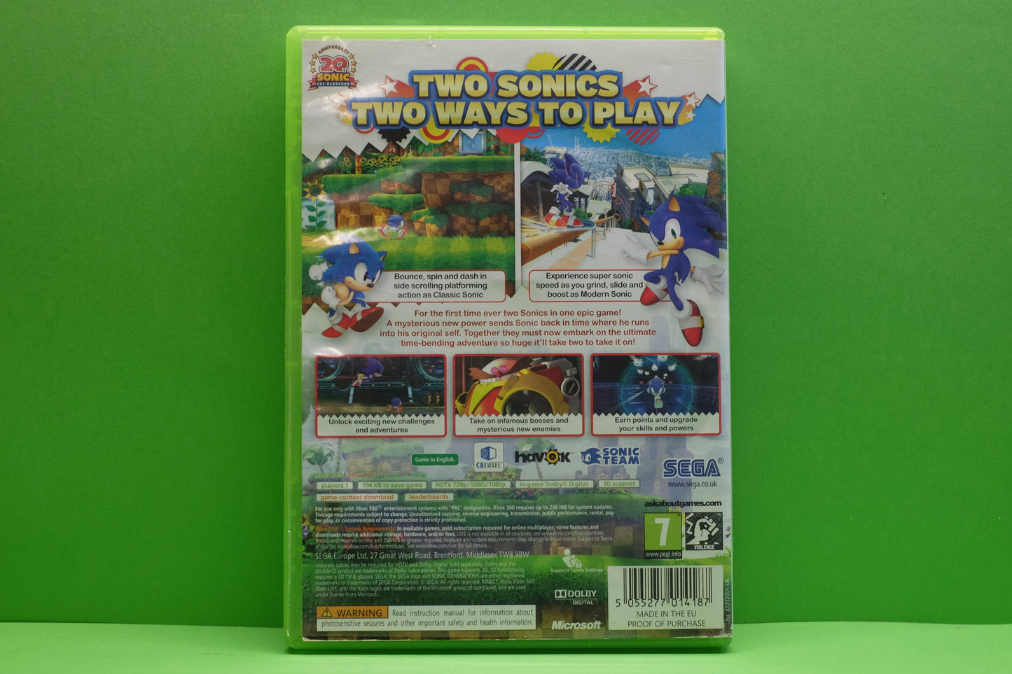 Sonic Generations - Xbox 360 - Pre-Owned