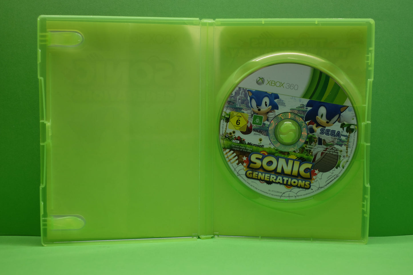 Sonic Generations *No Manual* - Xbox 360 - Pre-Owned