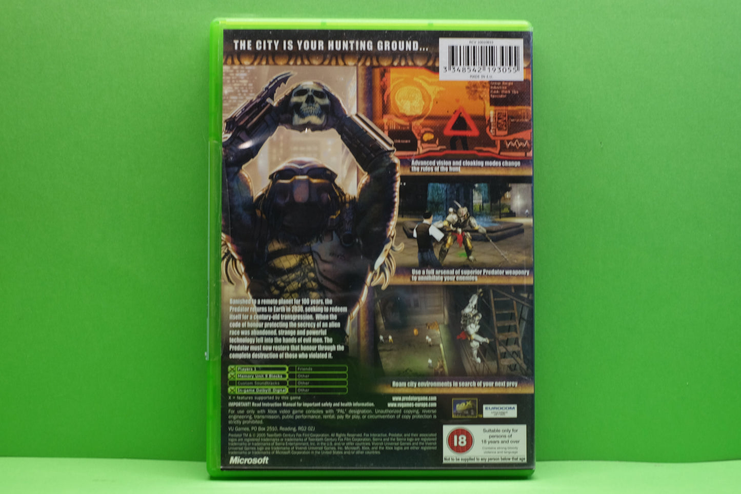 Predator Concrete Jungle - Xbox Original - Pre-Owned