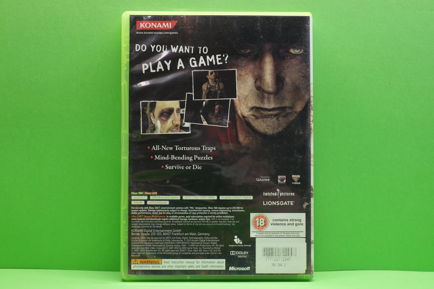 Saw II (2) Flesh & Blood - Xbox 360 - Pre-Owned