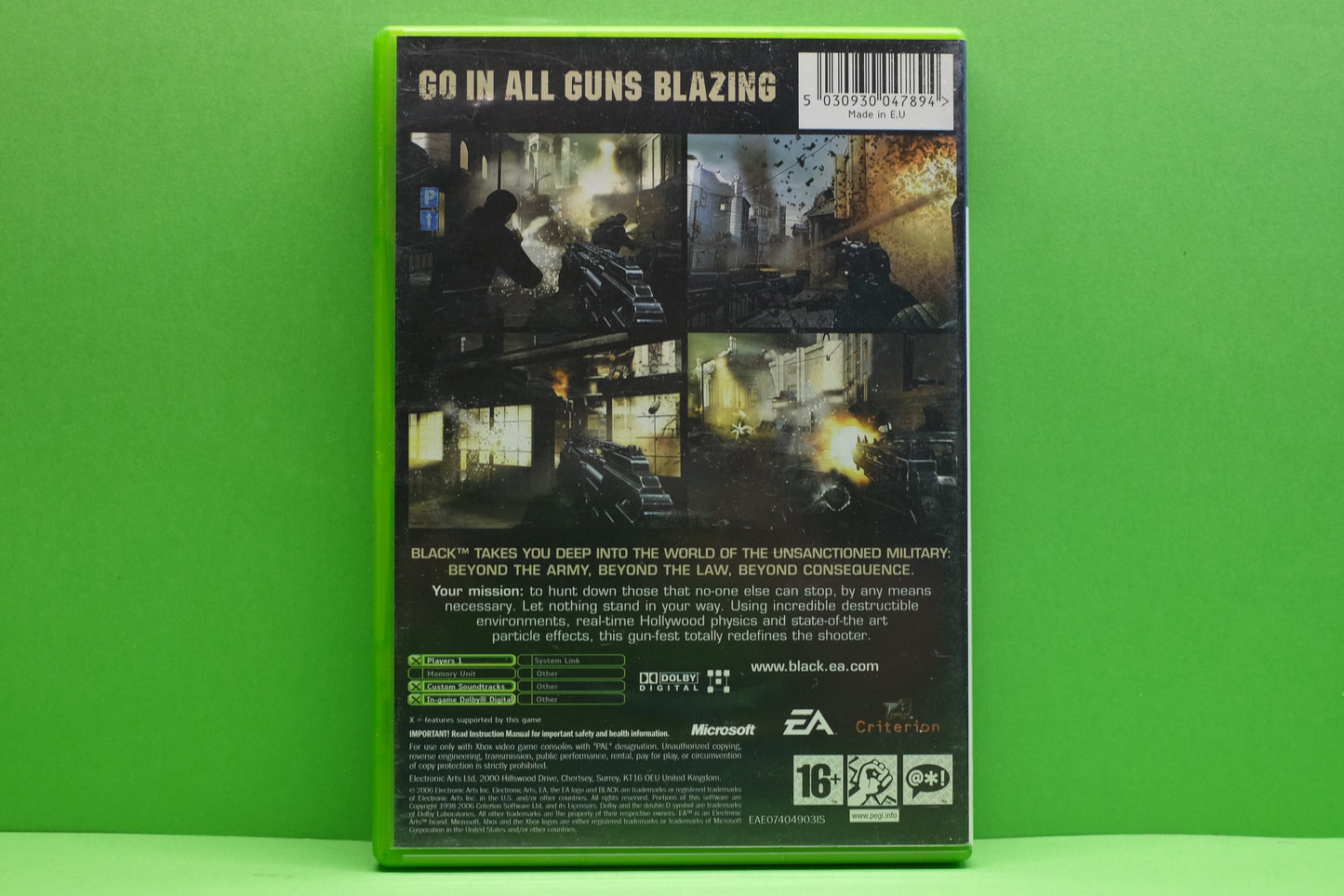 Black - Xbox Original - Pre-Owned