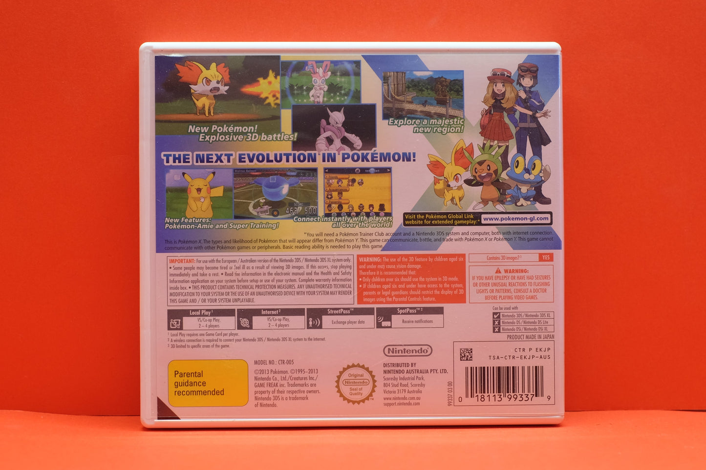 Pokemon X - Nintendo 3DS - Pre-Owned