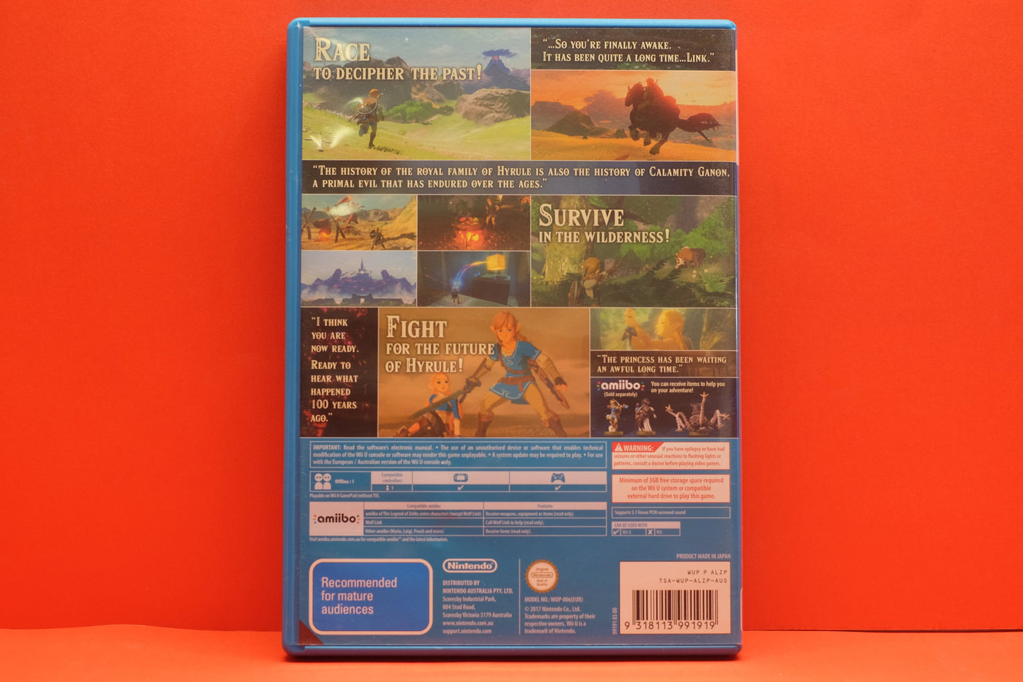 The Legend Of Zelda Breath Of The Wild - Nintendo Wii U - Pre-Owned