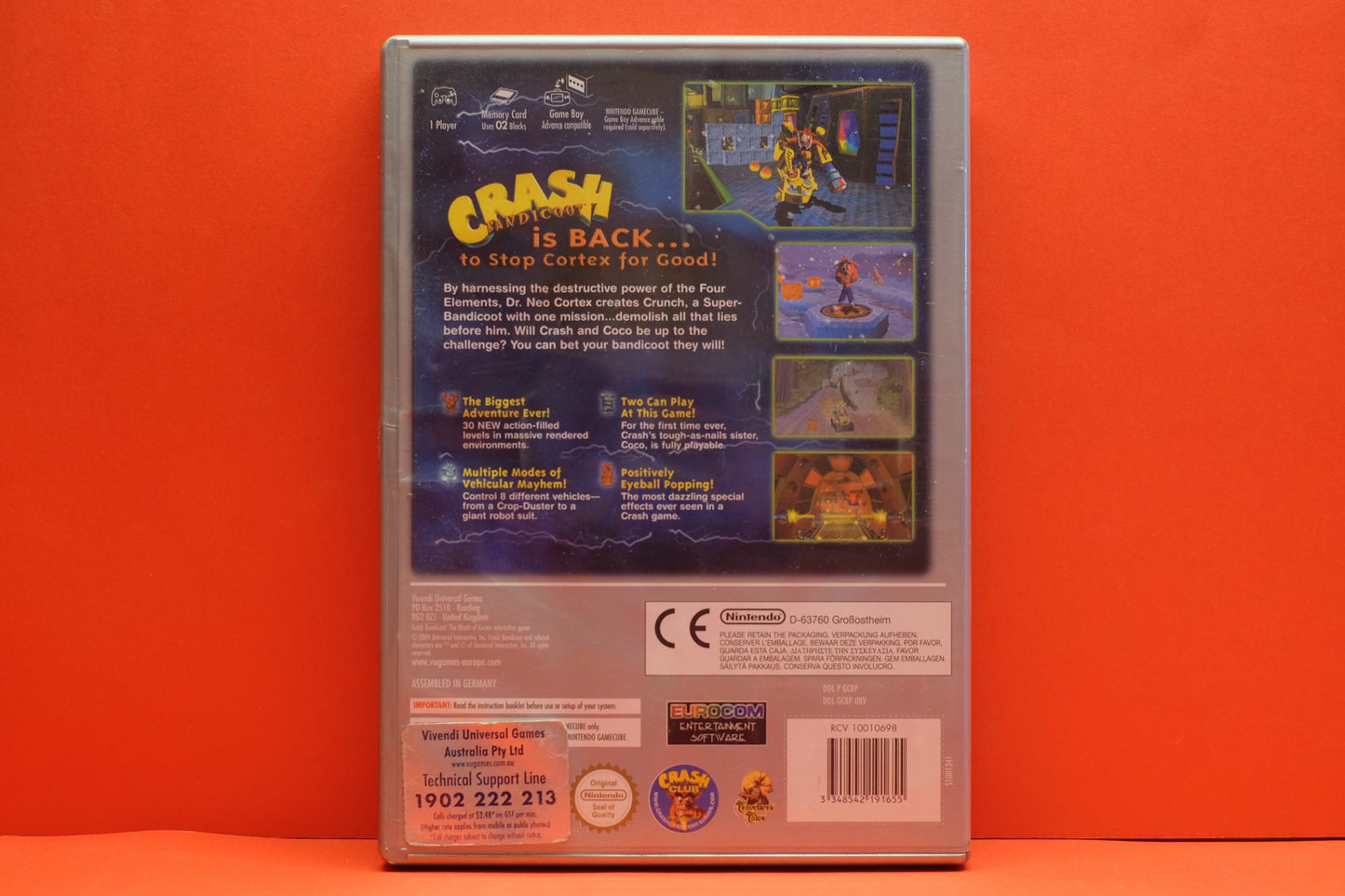 Crash Bandicoot The Wrath Of Cortex - Nintendo Gamecube - Pre-Owned