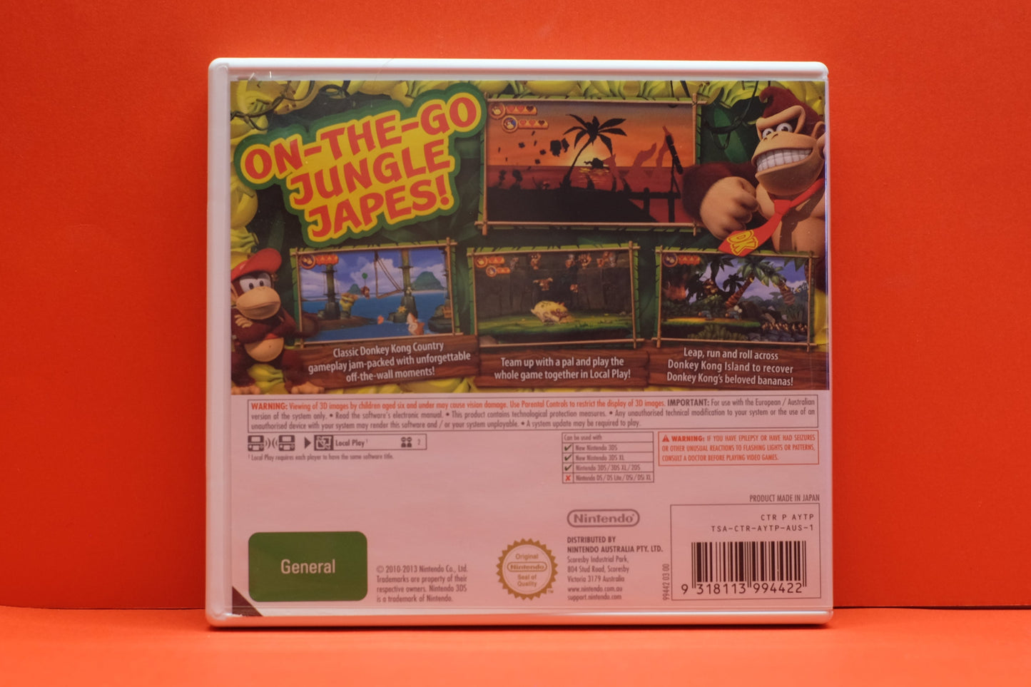 Donkey Kong Returns 3D - Nintendo 3DS - Pre-Owned