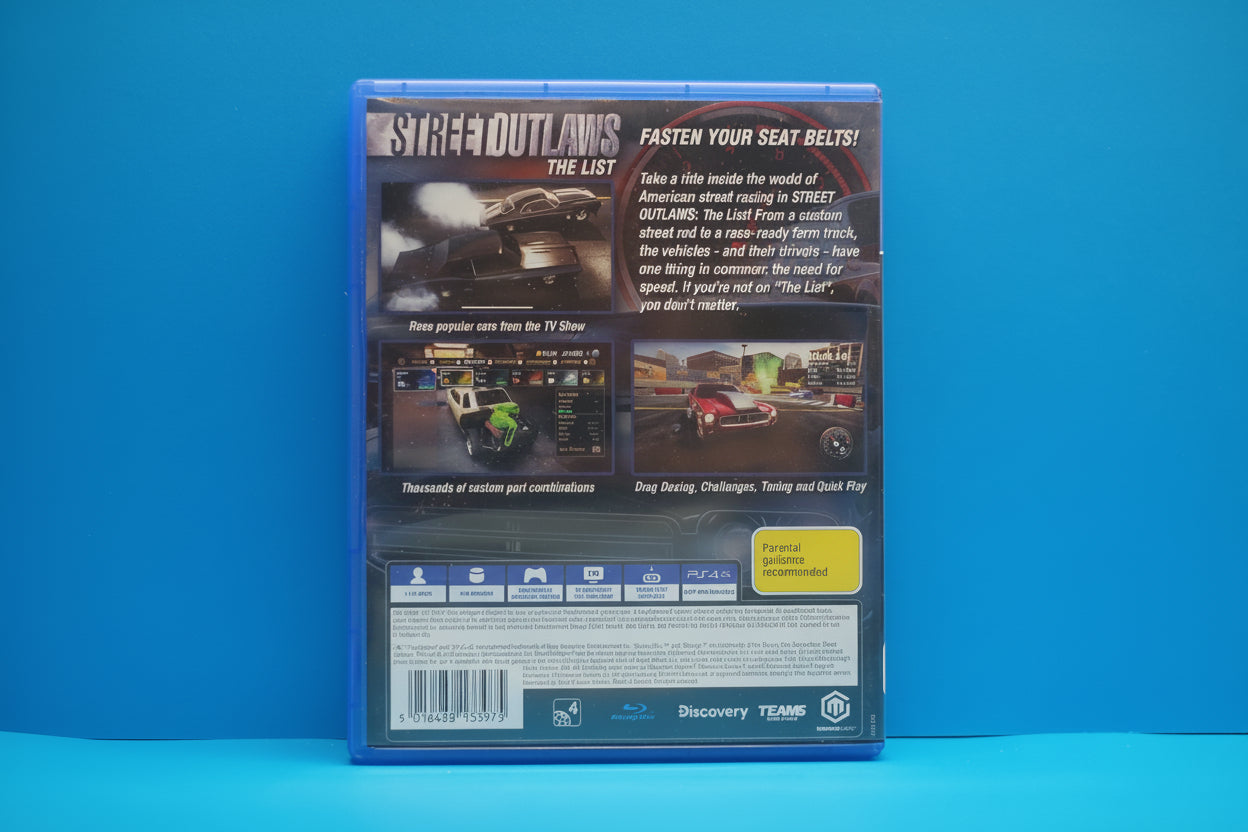 Street Outlaws The List - Playstation 4 - Pre-Owned