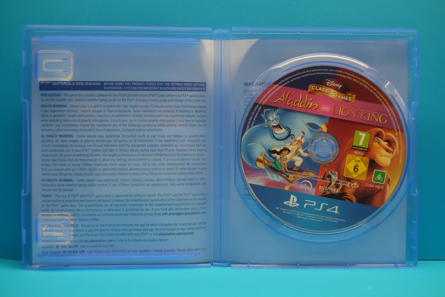 Disney Classic Games Aladdin And The Lion King - Playstation 4 - Pre-Owned