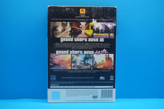 Grand Theft Auto Rockstar Games Double Pack - Playstation 2 - Pre-Owned