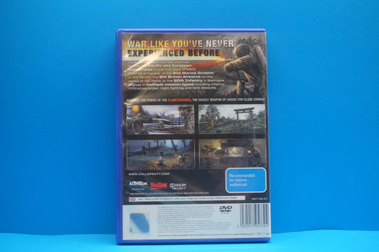 Call Of Duty World At War Final Fronts - Playstation 2 - Pre-Owned