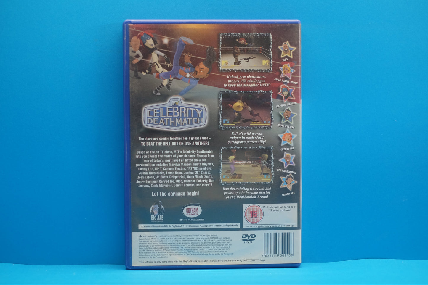 MTV Celebrity Deathmatch - Playstation 2 - Pre-Owned