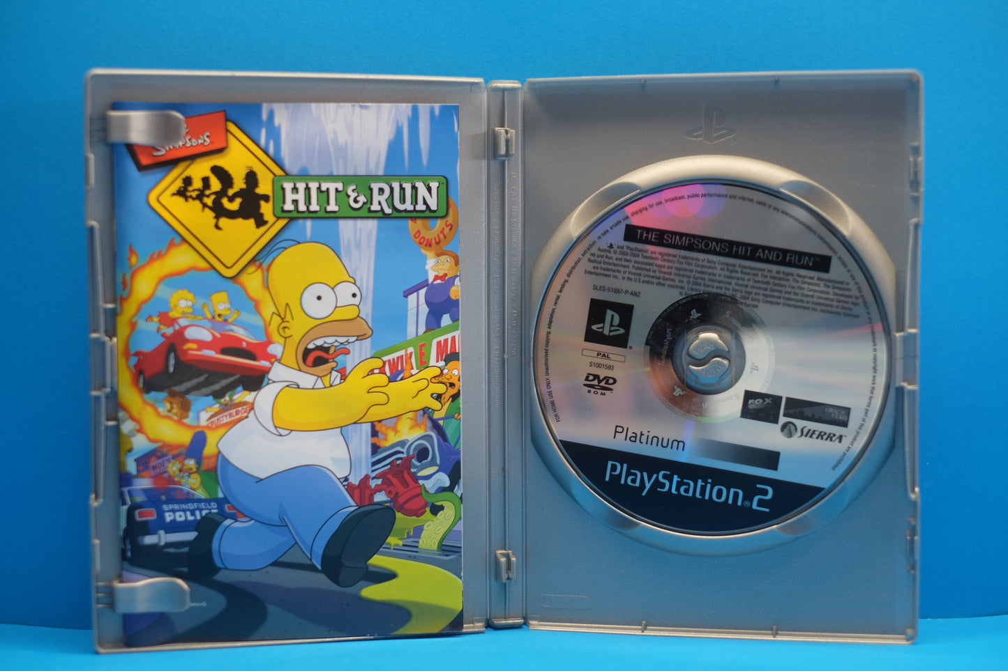 The Simpsons Hit And Run (Platinum) - Playstation 2 - Pre-Owned