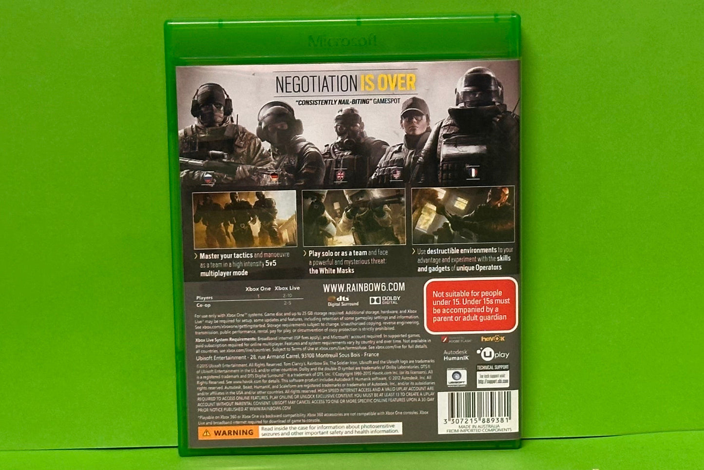 Tom Clancy’s Rainbow Six Siege - Xbox One - Pre-Owned