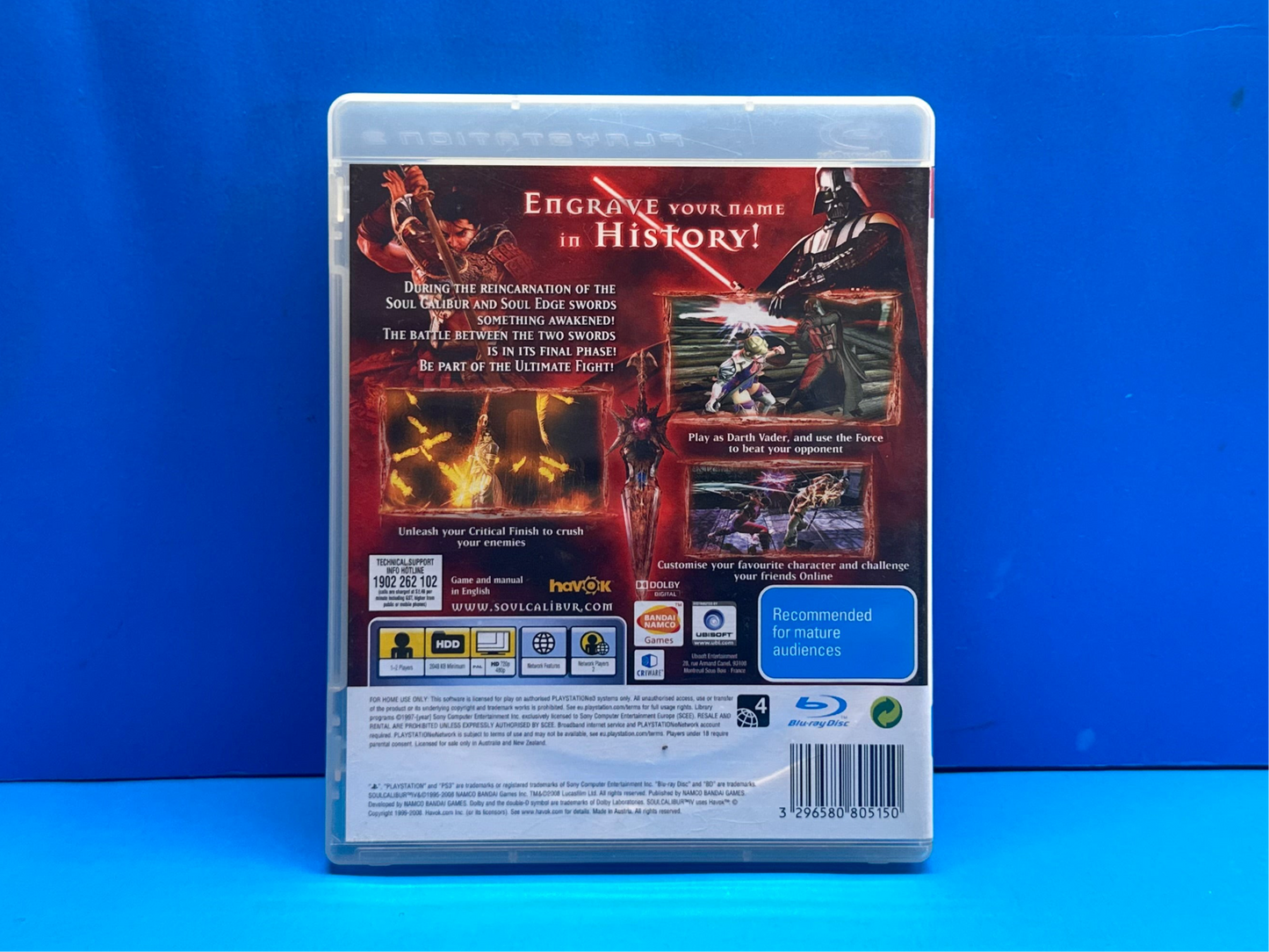 Soul Calibur IV (4) *No Manual* - Playstation 3