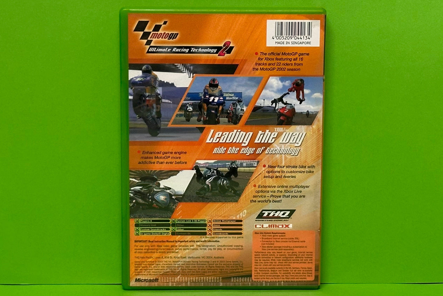Moto GP Ultimate Racing Technology 2 - Xbox Original - Pre-Owned