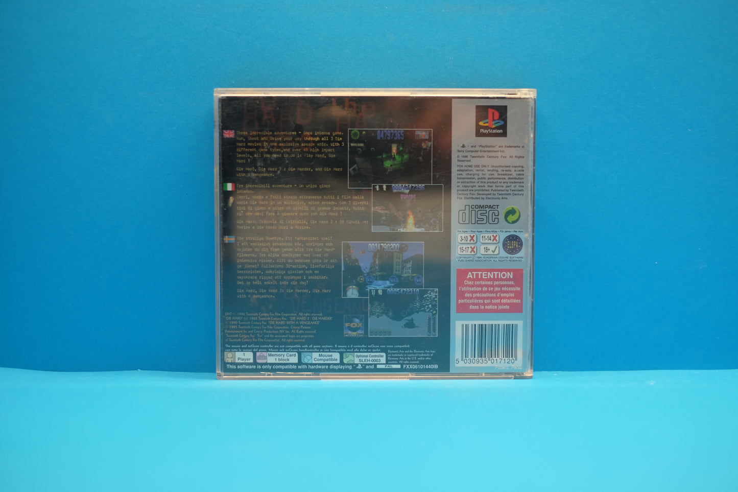 Die Hard Trilogy (Platinum) - Playstation 1