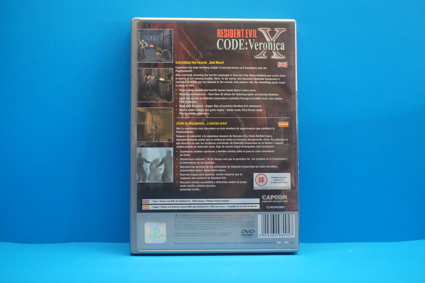 Resident Evil Code Veronica (Platinum) *No Manual* - Playstation 2