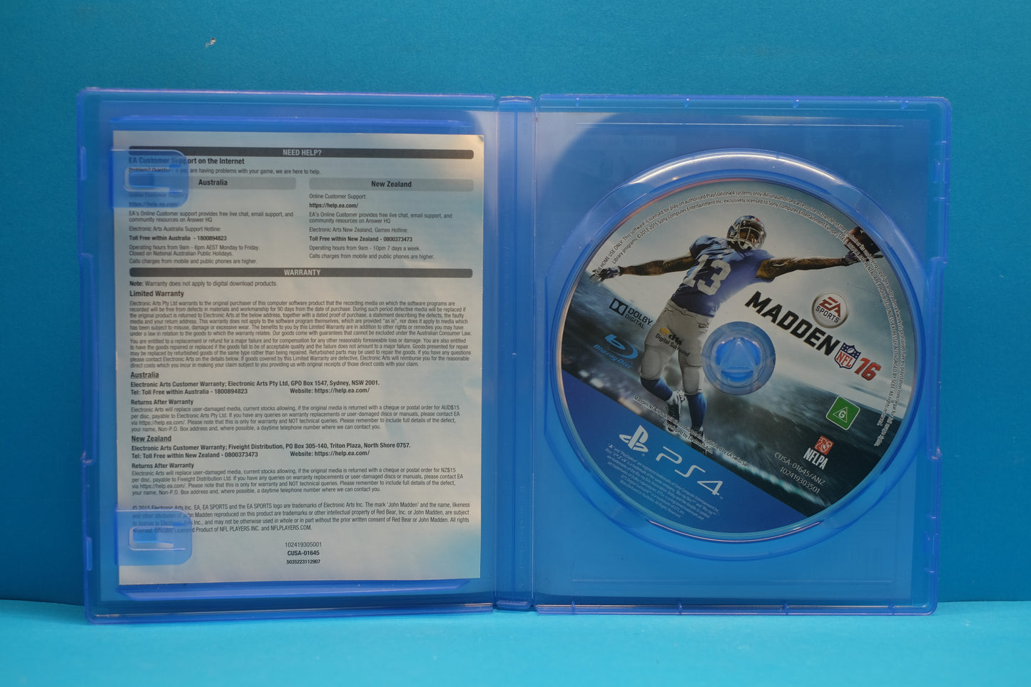 Madden NFL 16 - Playstation 4