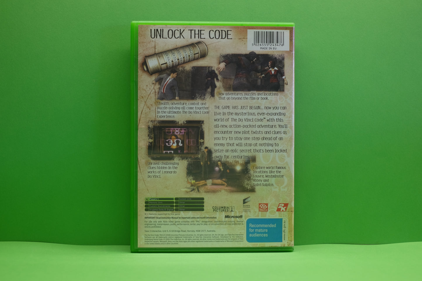 The Da Vinci Code - Xbox Original