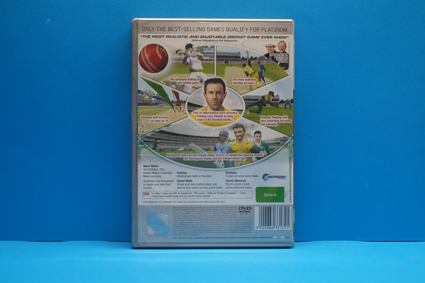 Ricky Ponting International Cricket 2005 (Platinum) - Playstation 2