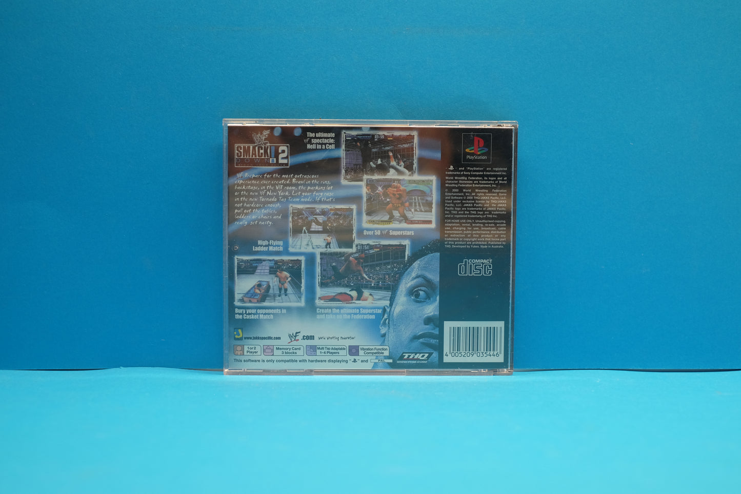 Smackdown 2 Know Your Role *No Manual* - Playstation 1