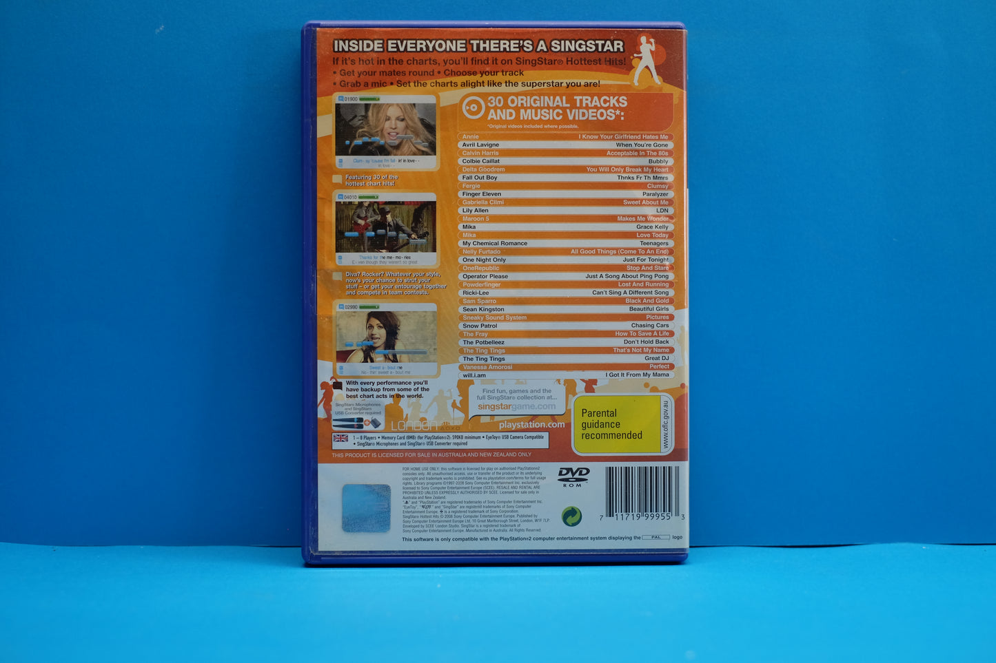 Singstar Hottest Hits *No Manual* - Playstation 2