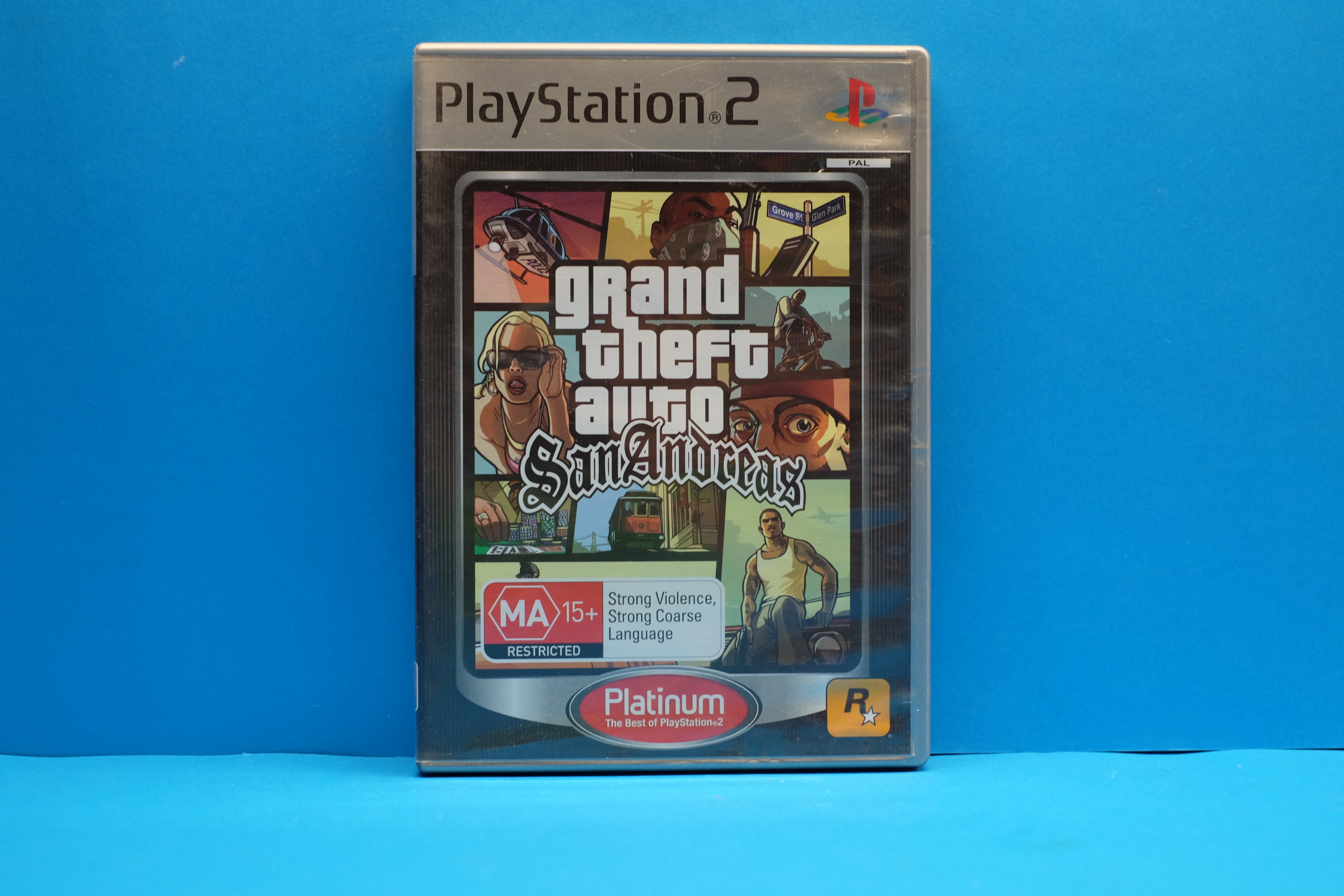 Grand Theft Auto : San Andreas Platinum (PS2) : : PC & Video  Games