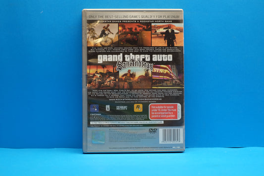 Grand Theft Auto San Andreas (Platinum) - Playstation 2