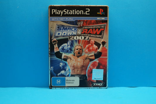 Smackdown Vs Raw 2007 (Steel Book) - Playstation 2
