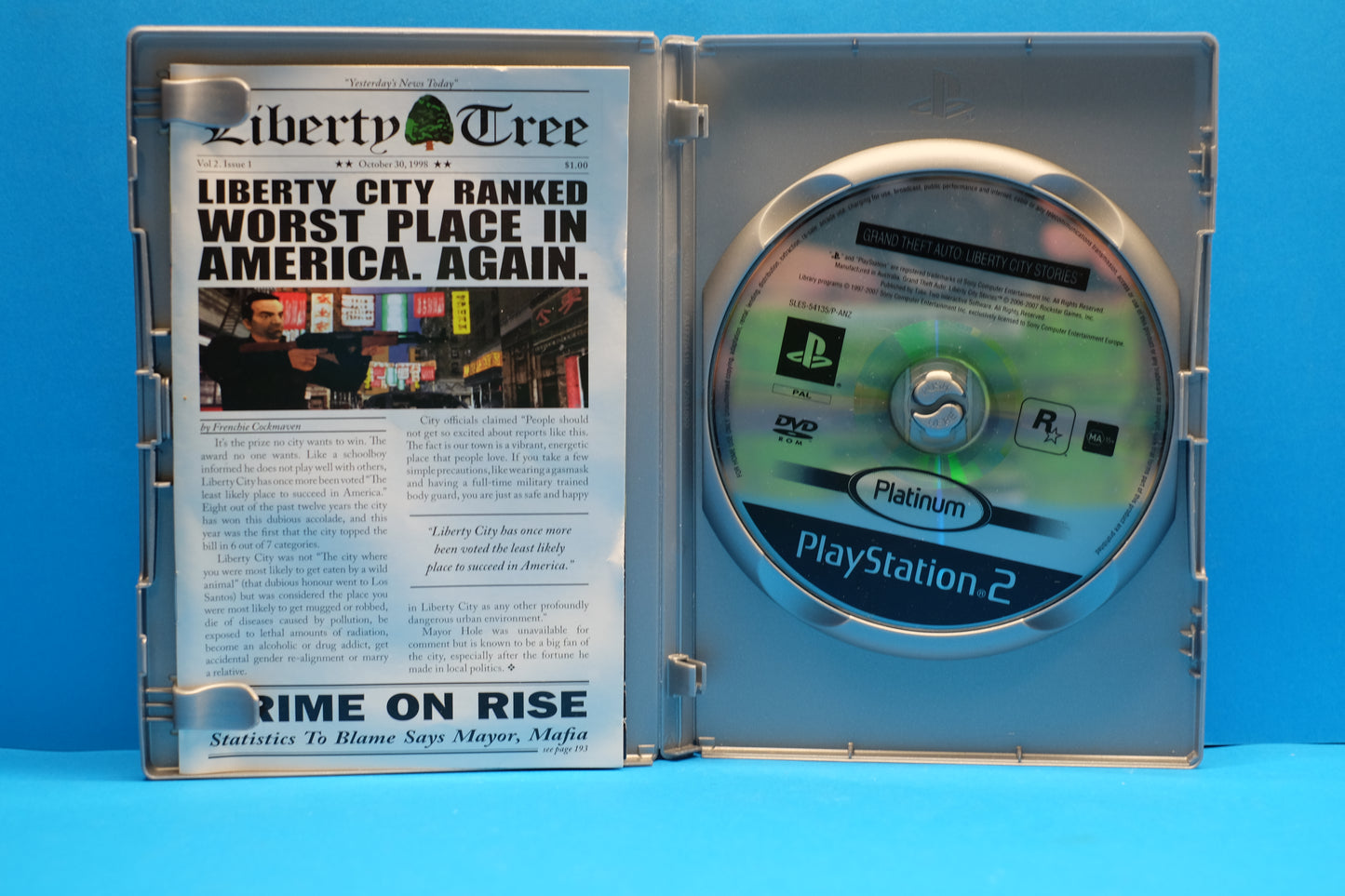 Grand Theft Auto Liberty City Stories (Platinum) - Playstation 2