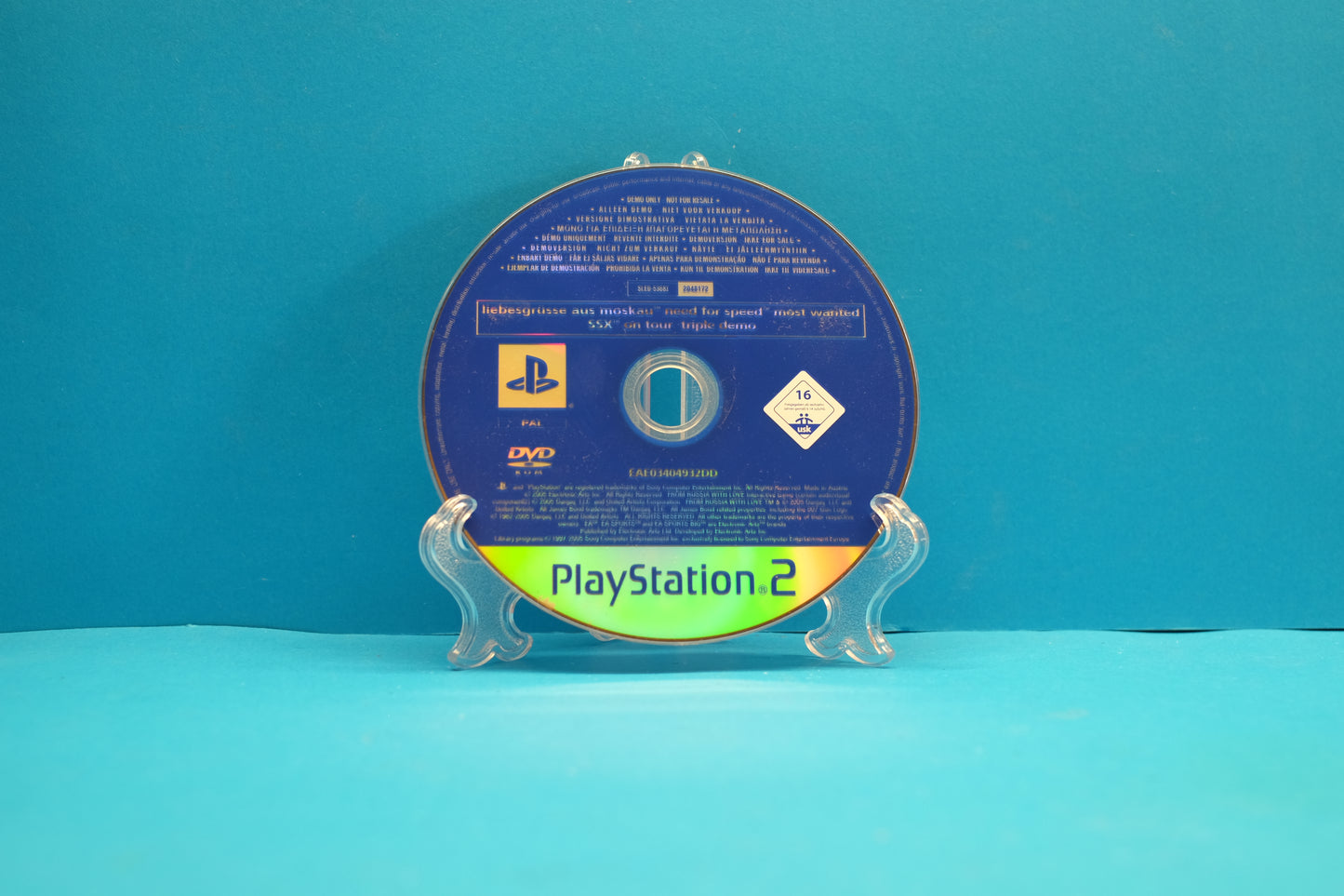 Need For Speed Most Wanted,SSX On Tour Triple Demo *Disc Only* - Playstation 2